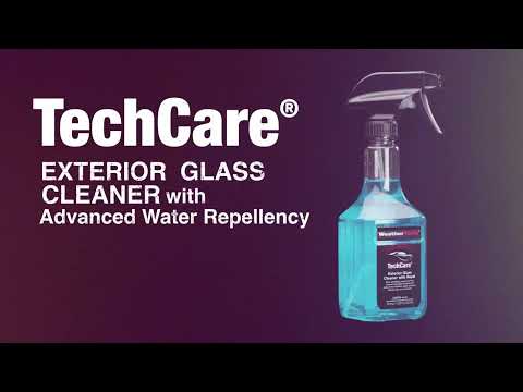 TechCare Exterior Glass Cleaner with Advanced Water Repellency